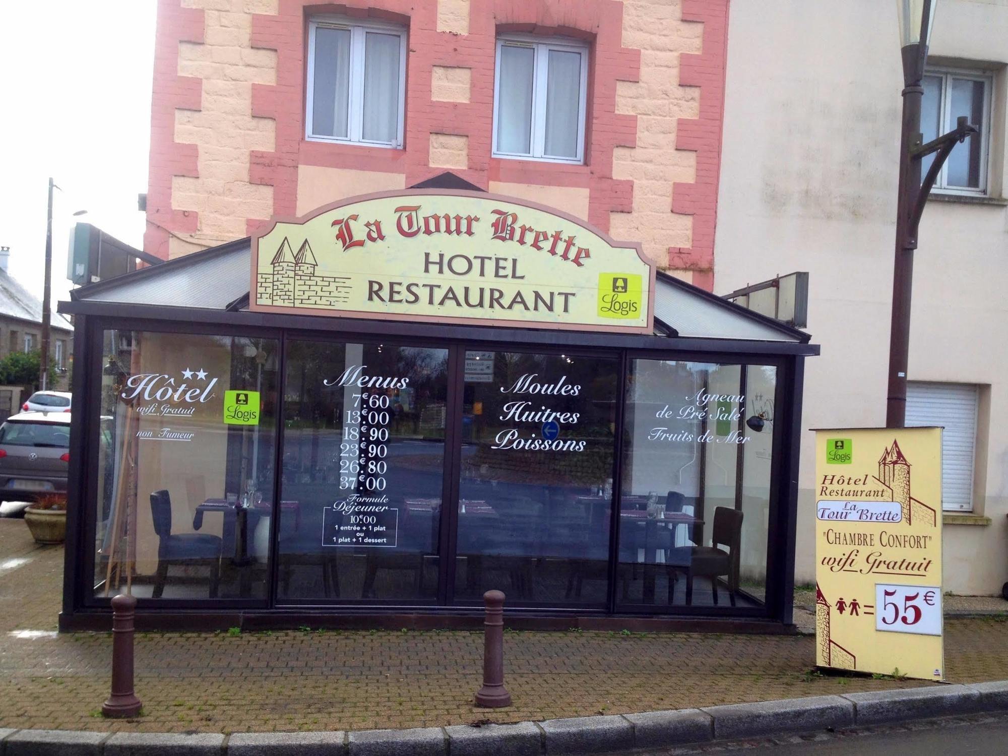 Logis Hotel Et Restaurant La Tour Brette Pontorson Exterior foto